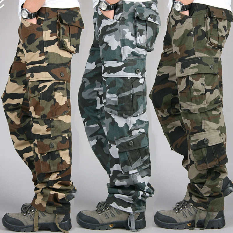 Camouflage High-Quality Cotton Pants