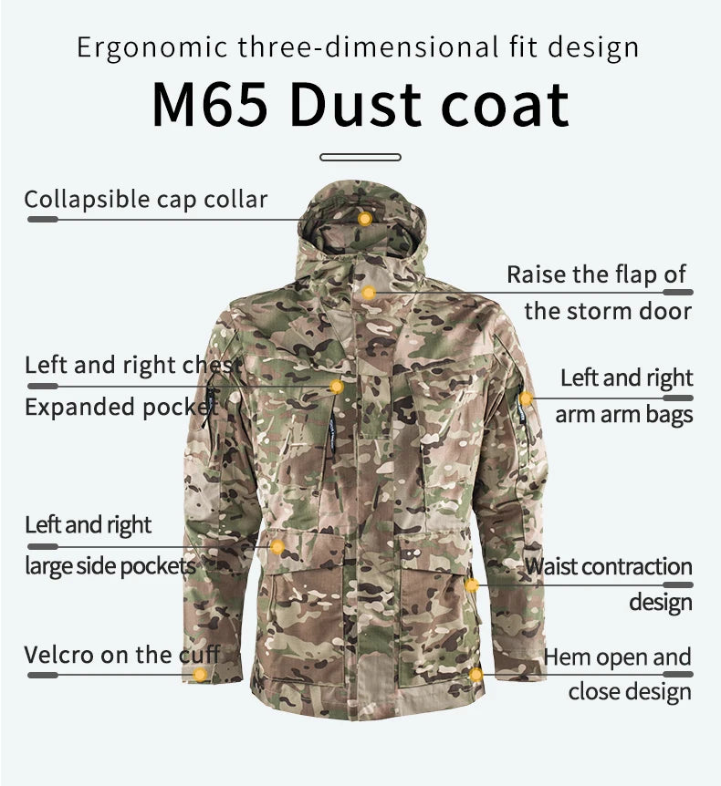 Camouflage Jacket, Outdoor, Windbreaker