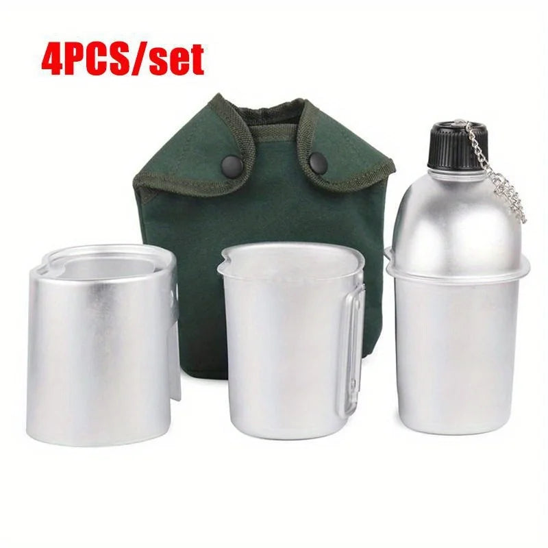 4pcs/set,Military Canteen