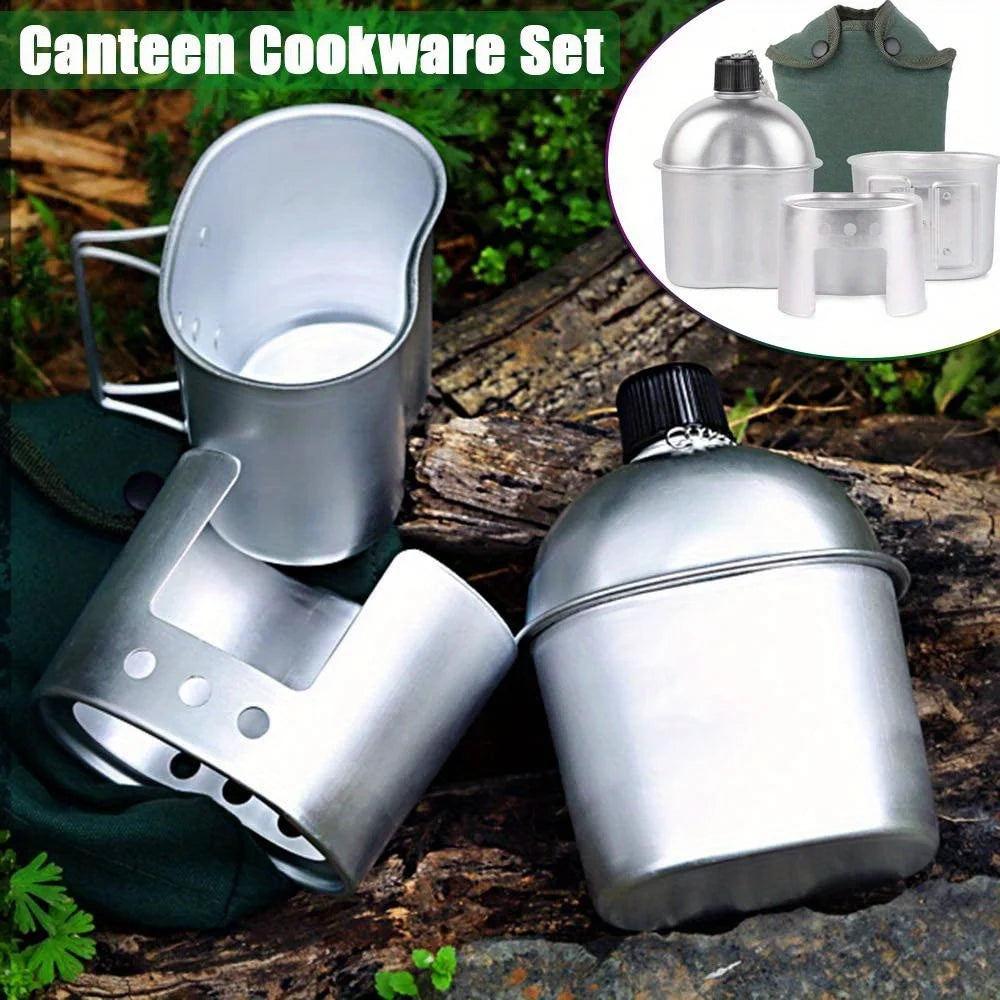 4pcs/set,Military Canteen