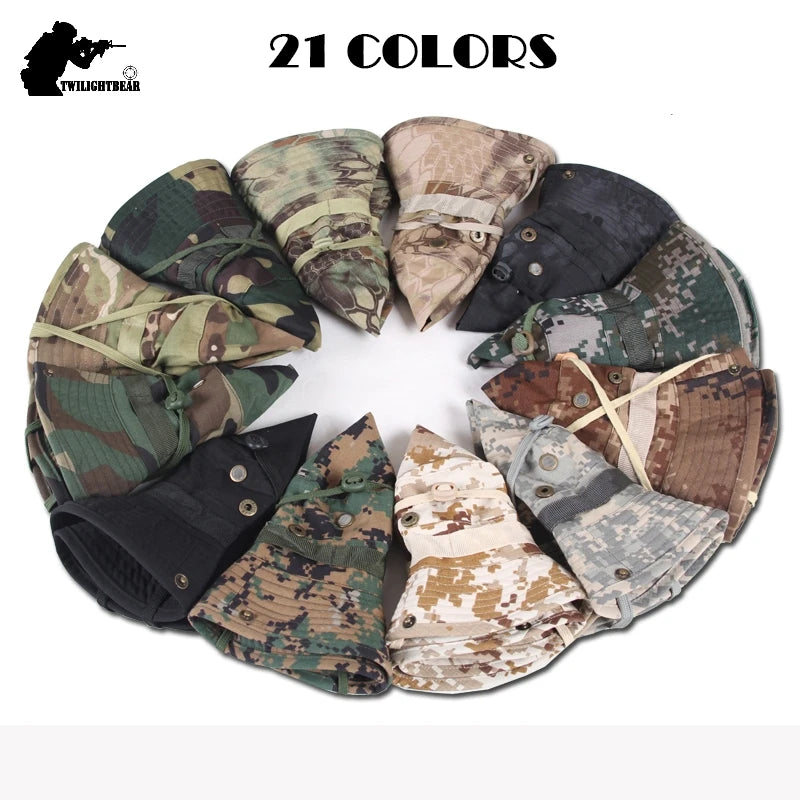 Outdoor Camouflage Bucket Hat