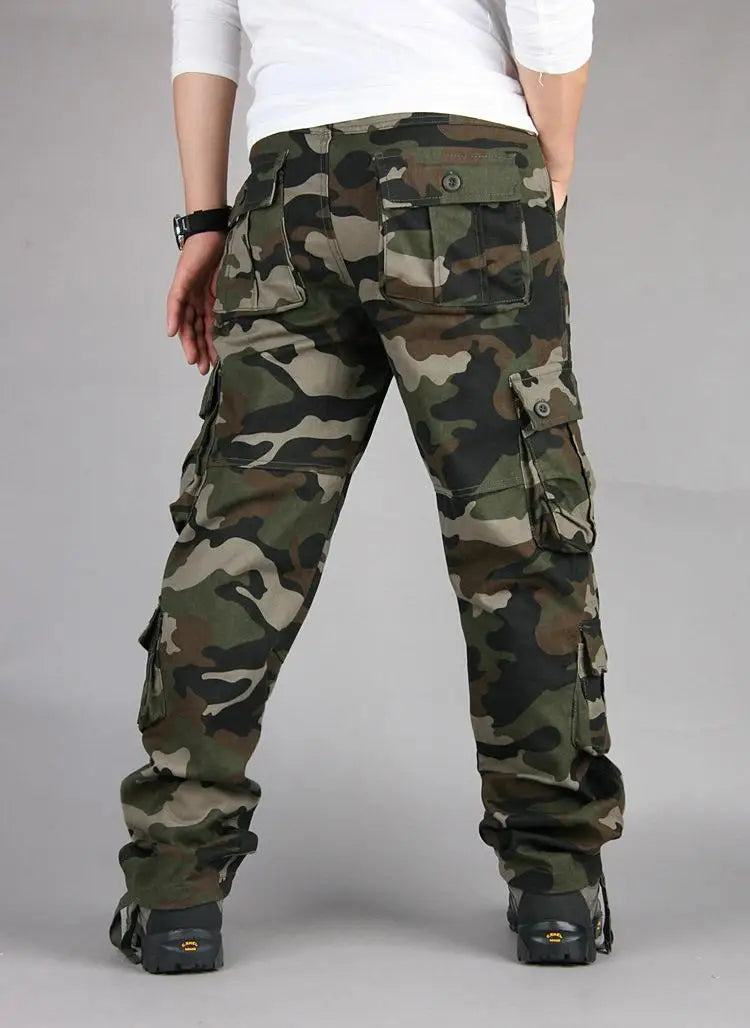 Camouflage High-Quality Cotton Pants