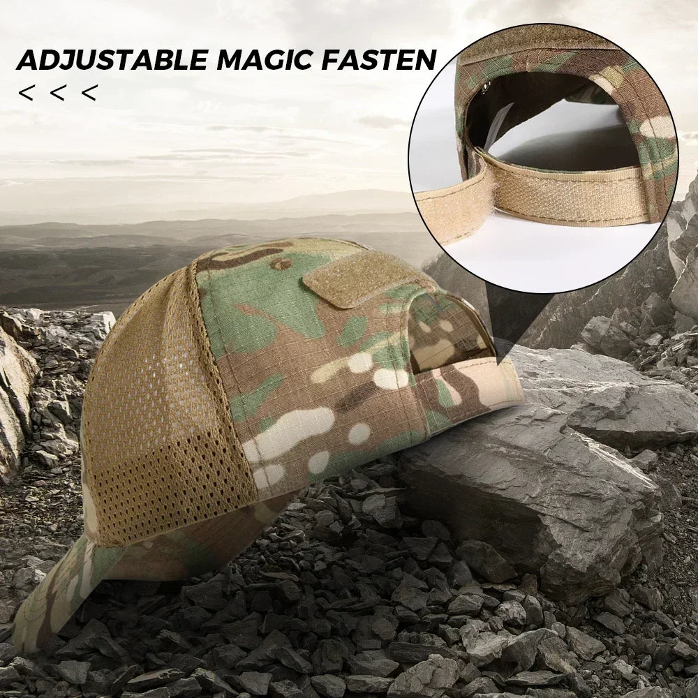 Camouflage Paintball Cap