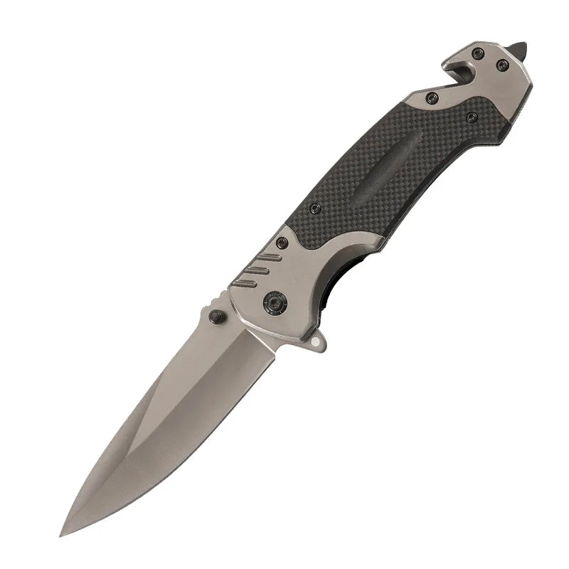 Outdoor multifunctional folding knife