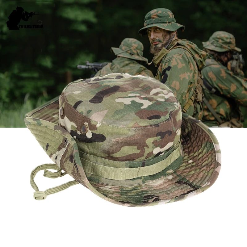 Outdoor Camouflage Bucket Hat