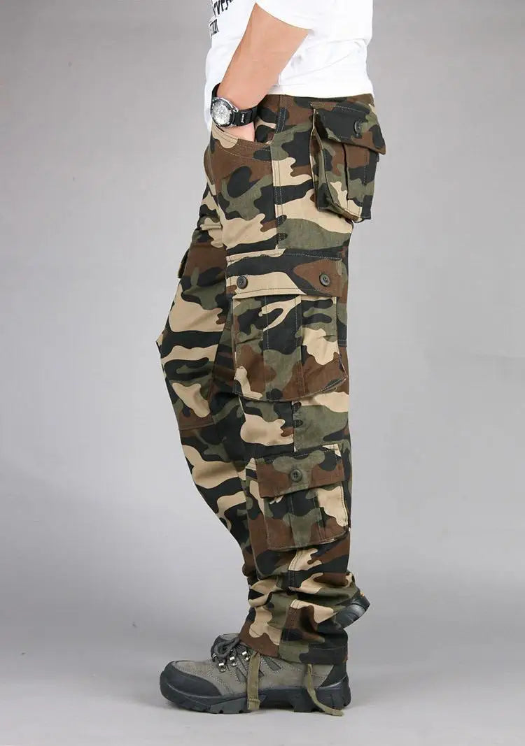 Camouflage High-Quality Cotton Pants