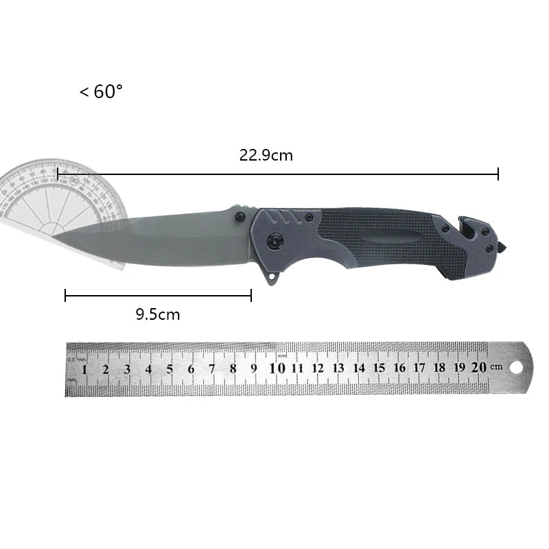 Outdoor multifunctional folding knife