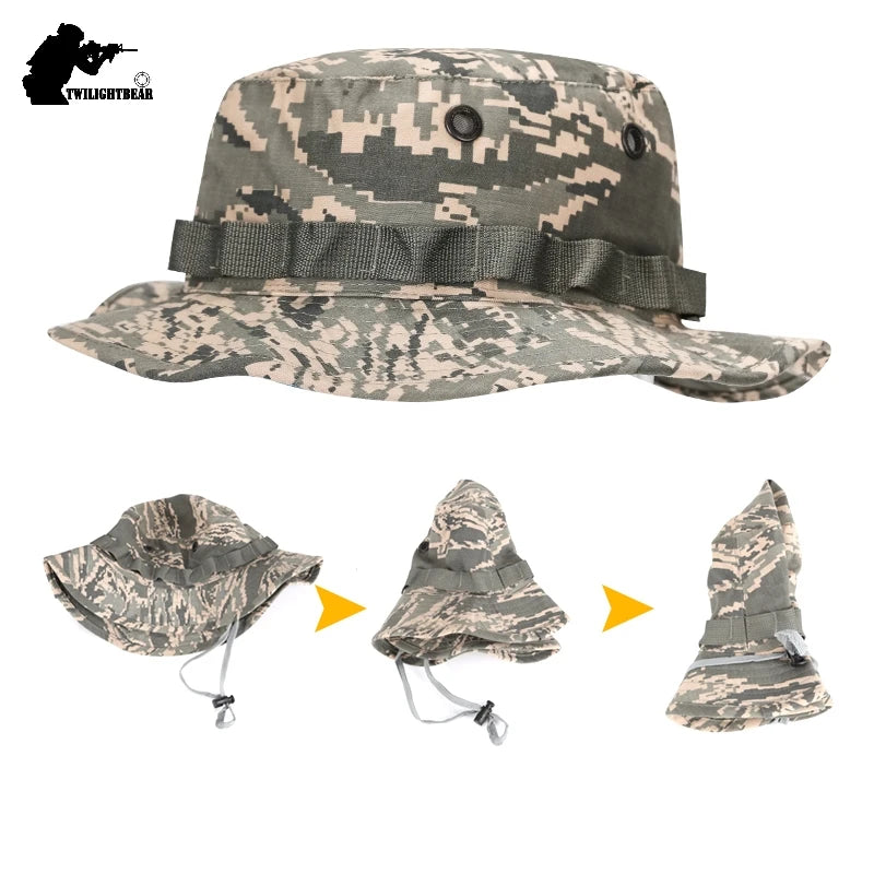 Outdoor Camouflage Bucket Hat