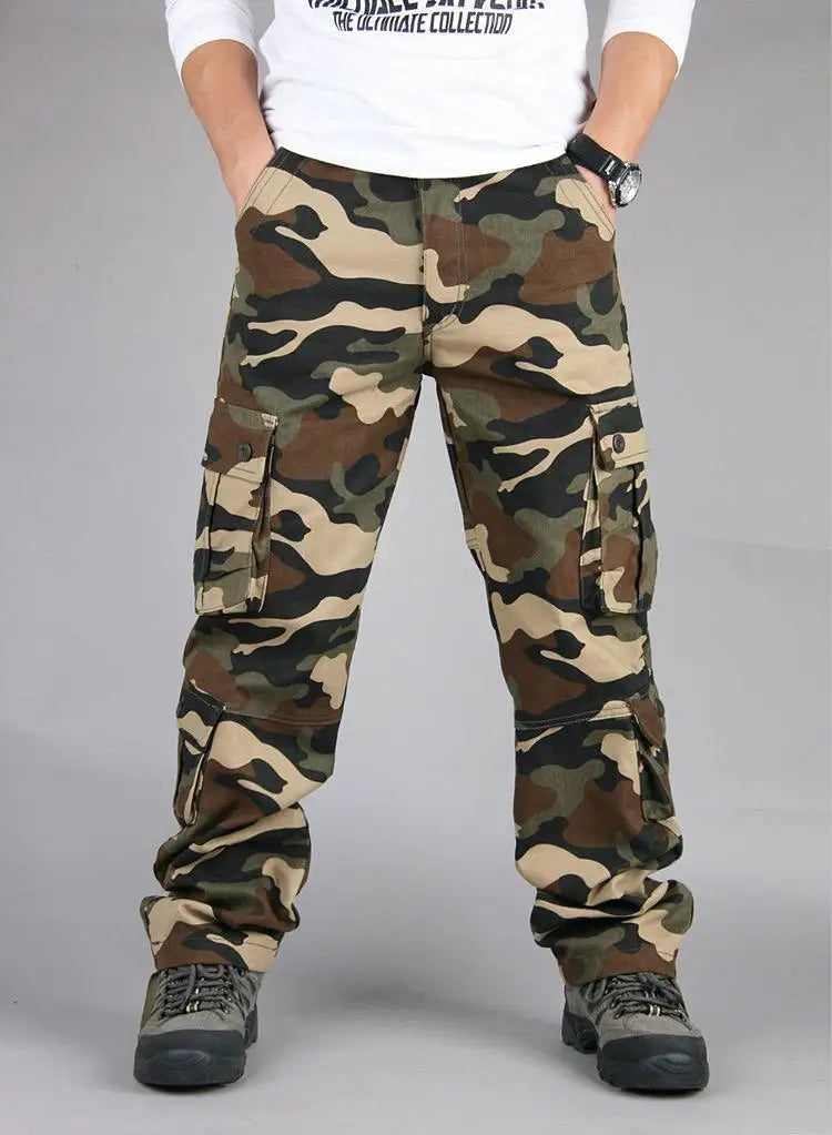 Camouflage High-Quality Cotton Pants